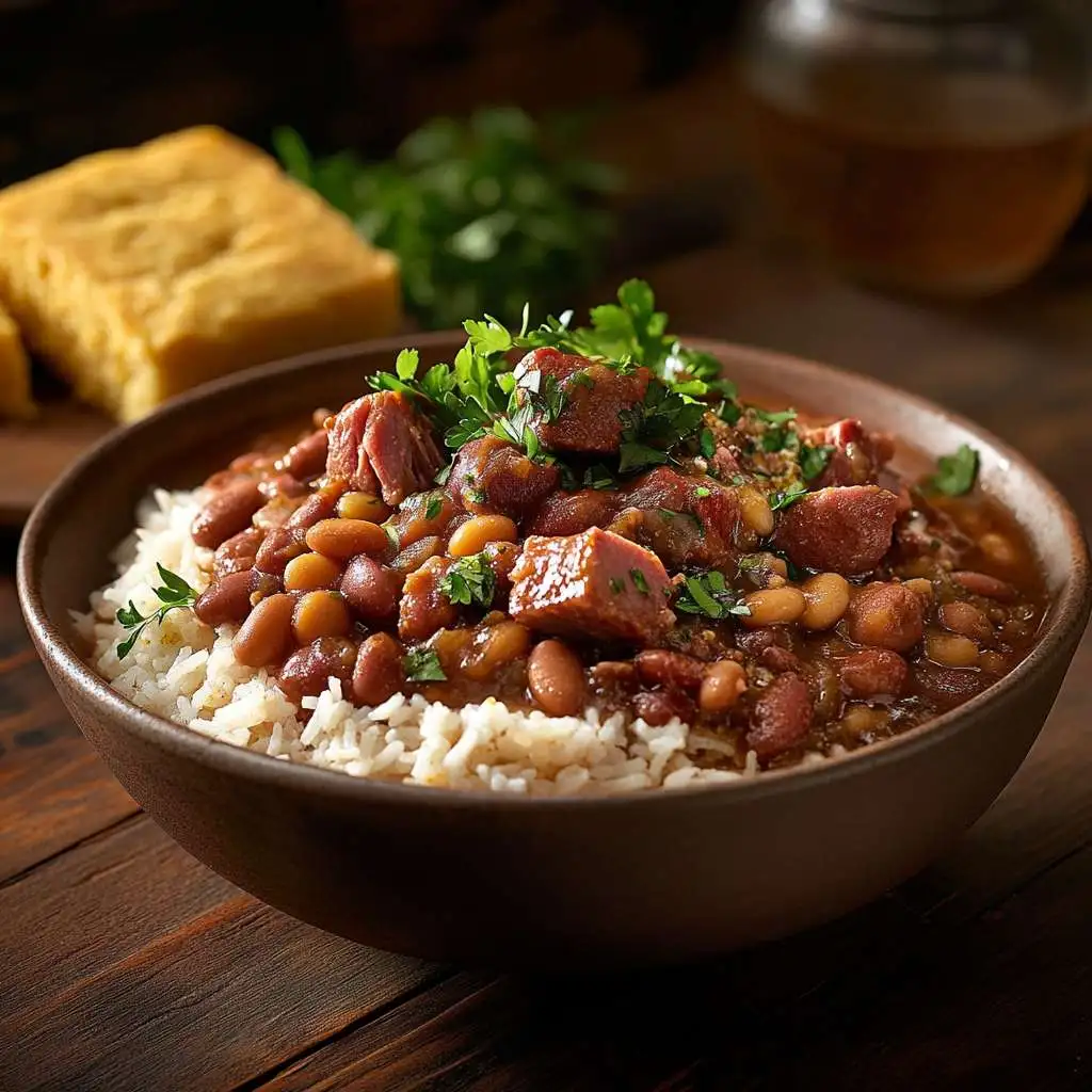 Ham Hocks with Pinto Beans and Rice – A Timeless Southern Classic