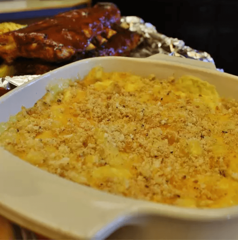 Homemade Mac and Cheese with Velveeta served in a bowl