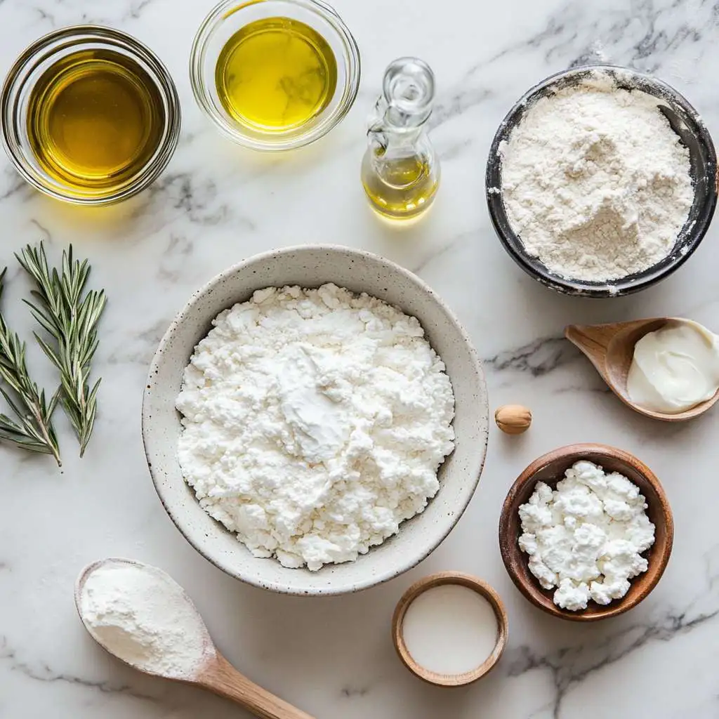 How to Make Cottage Cheese Flatbread: A Step-by-Step Guide 1 Ingredients for cottage cheese flatbread