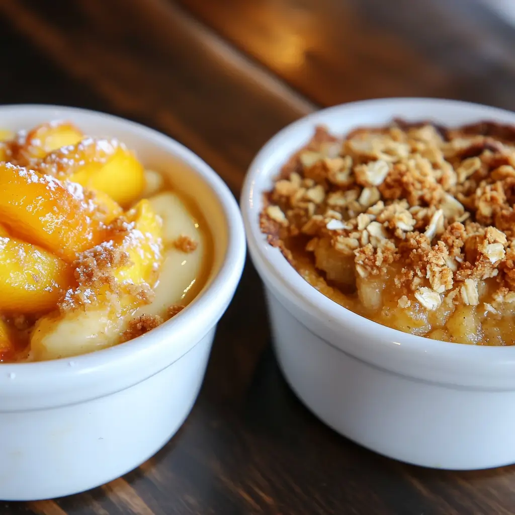 Peach Crumble vs Peach Crisp: Key Differences Explained