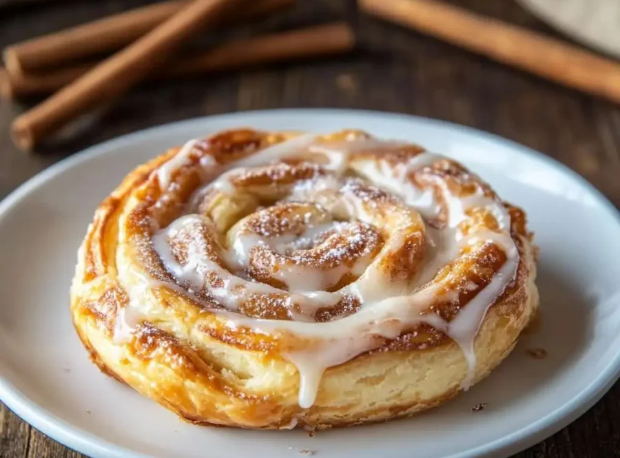 Freshly Baked Cinnamon Danish