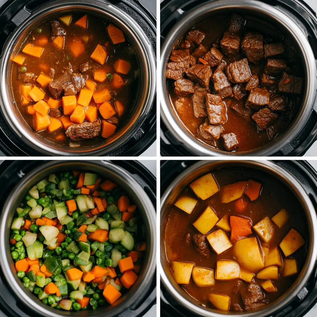 How to Make Instant Pot Beef Stew Step by Step Instant Pot Beef Stew Recipe