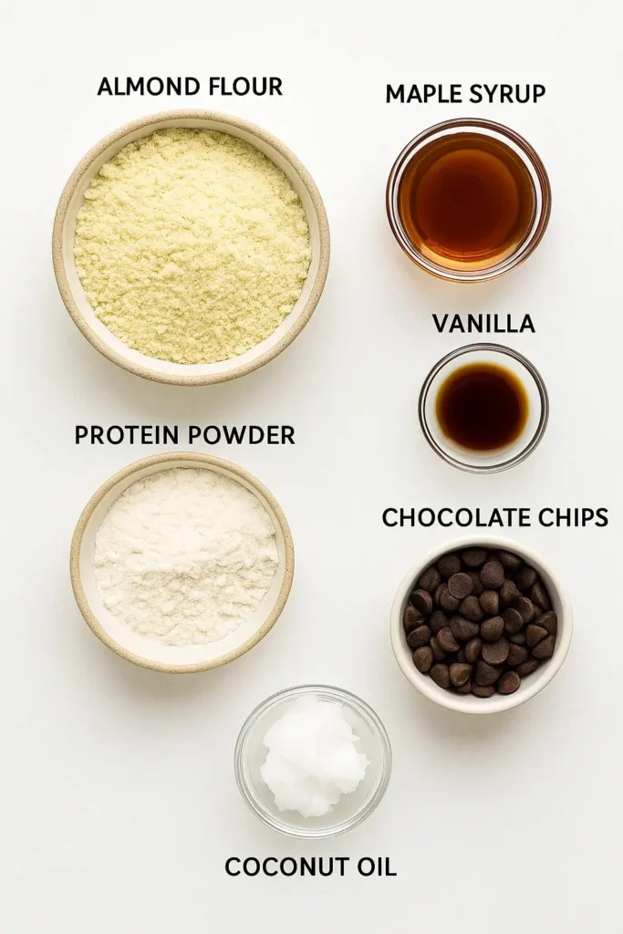 Cottage Cheese Cookies: A Protein-Packed Sweet You’ll Crave 5 Cottage cheese cookie ingredients flat lay