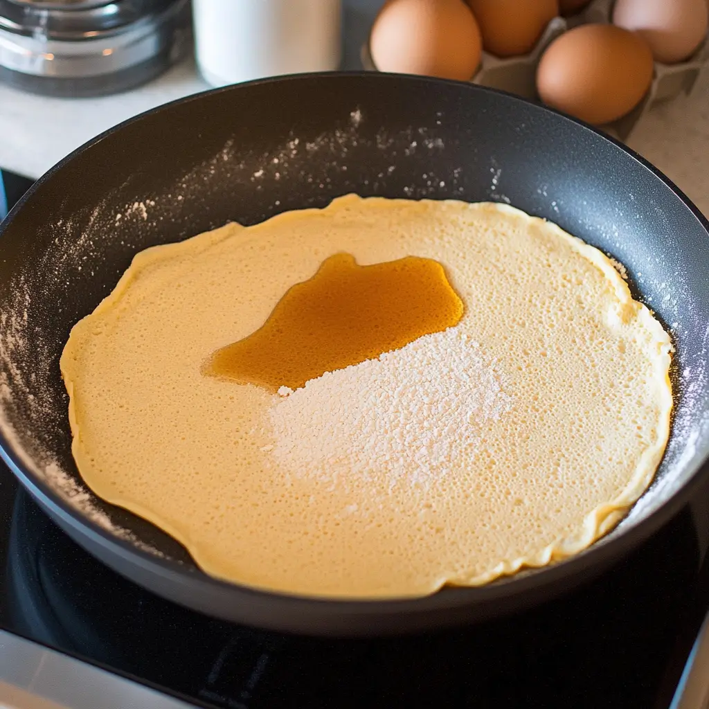 Delicious and Healthy Oat Crepes: A Guilt-Free Breakfast Treat 4 Ingredients for making healthy oat crepes arranged in a bright kitchen.