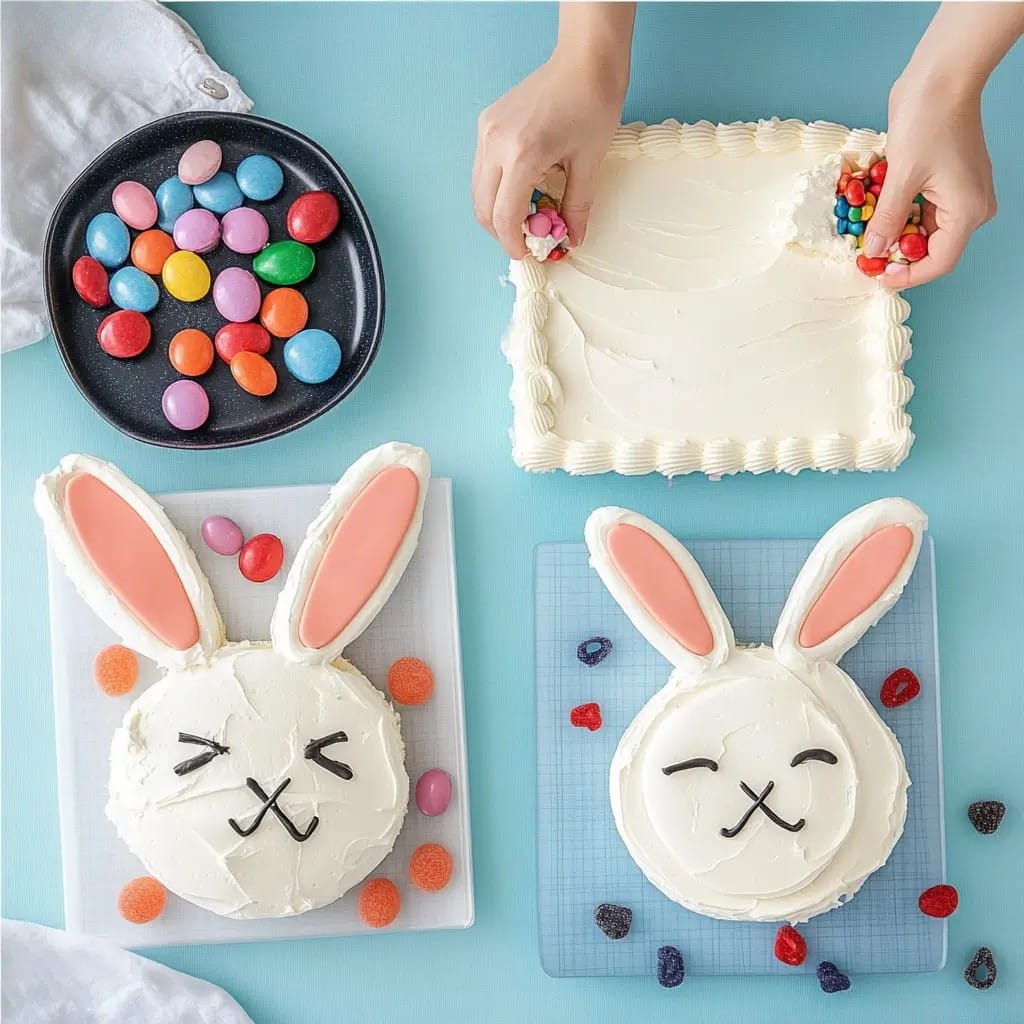 Bunny Cake Recipe – A Whimsical Easter Delight! 1 Step-by-step Bunny Cake preparation