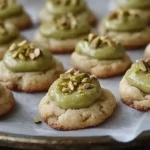 Pistachio Thumbprint Cookies: A Summer Treat Bursting with Nutty Goodness 5 Pistachio Thumbprint Cookies on a summer table