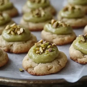 Pistachio Thumbprint Cookies: A Summer Treat Bursting with Nutty Goodness 3 Pistachio Thumbprint Cookies on a summer table