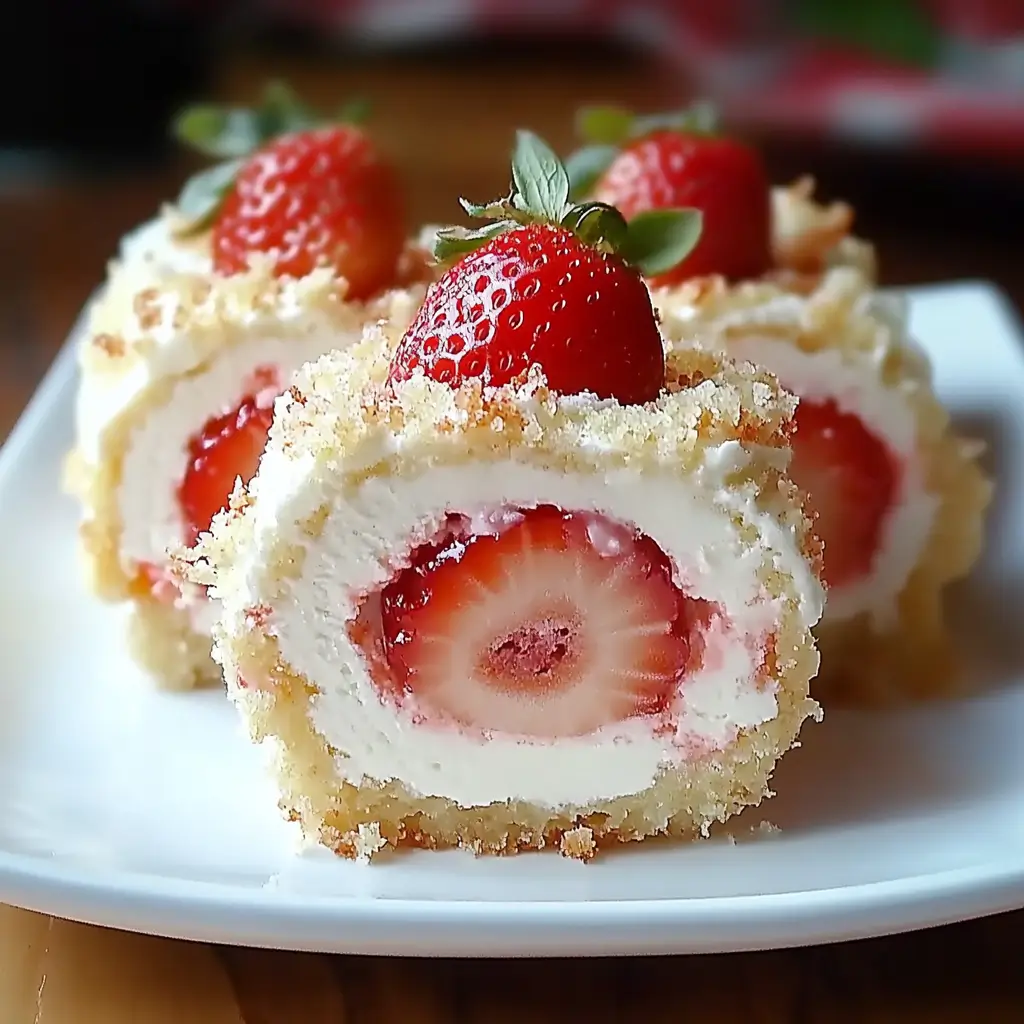 Strawberry Cheesecake Rolls That Melt in Your Mouth – The Summer Dessert You’ve Been Dreaming Of