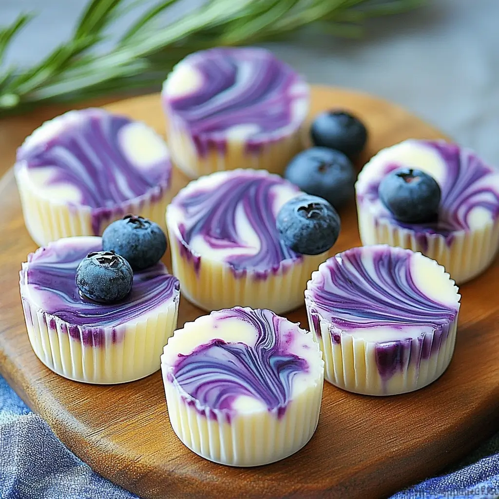 Blueberry Swirl Yogurt Bites – Sweet, Simple, and Freezer-Ready Fun