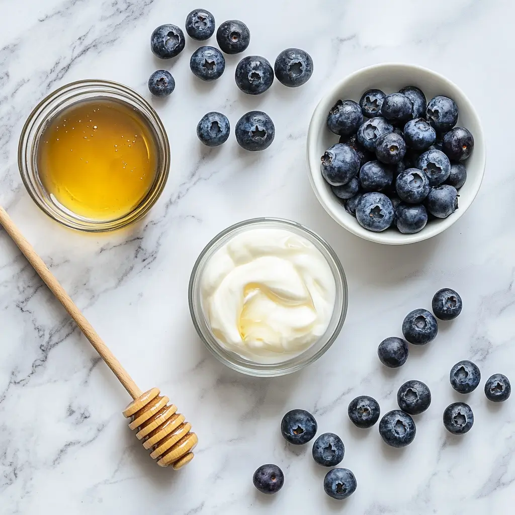 Blueberry Swirl Yogurt Bites – Sweet, Simple, and Freezer-Ready Fun 2 Ingredients for Blueberry Swirl Yogurt Bites