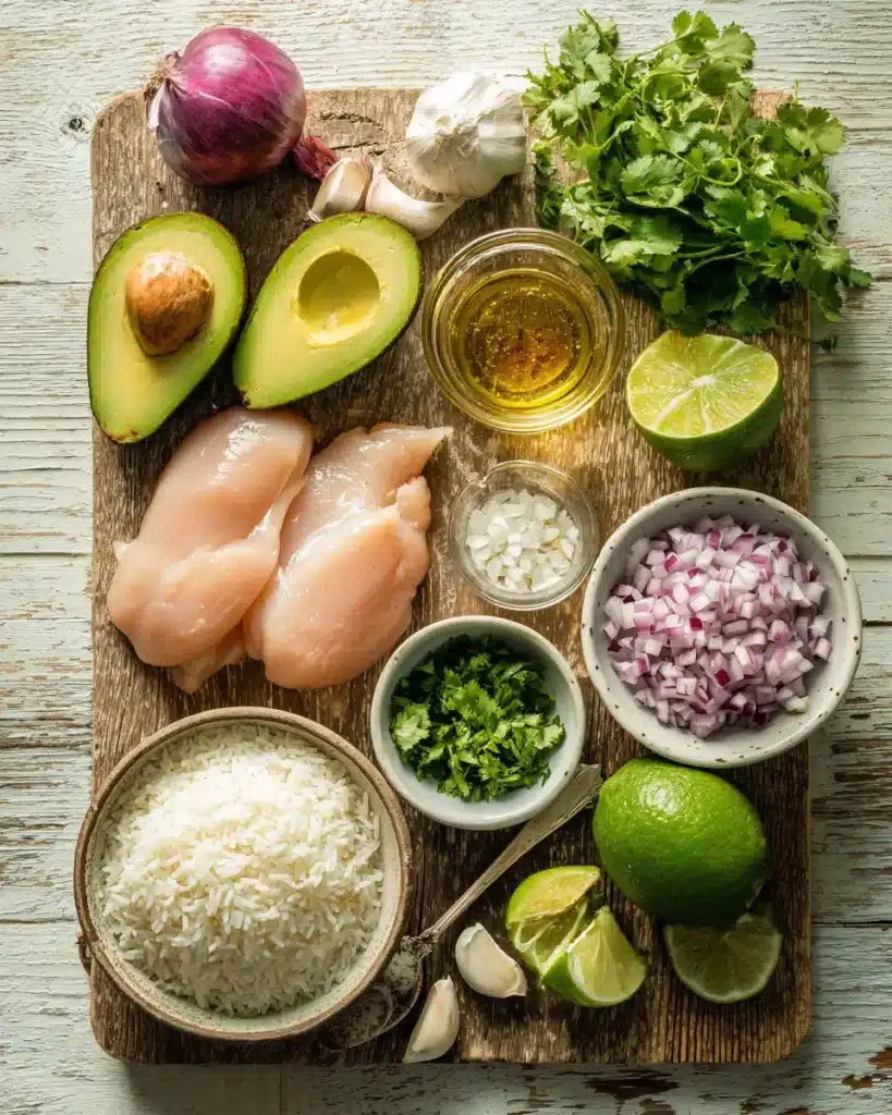 Honey Lime Chicken & Avocado Rice Stack: Bold, Bright, and Easy 6 Ingredients for Honey Lime Chicken Rice Stack