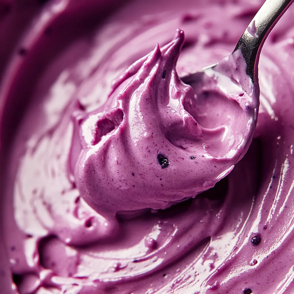 Blueberry Swirl Yogurt Bites – Sweet, Simple, and Freezer-Ready Fun 3 Swirling blueberry into yogurt