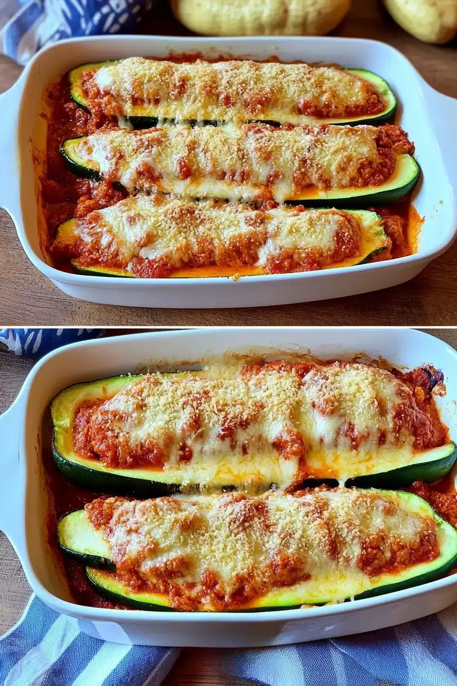 Chicken Parmesan Zucchini Boats: A Low-Carb Favorite With Big Flavor