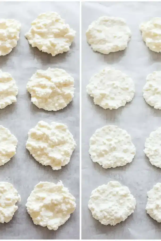 1 Ingredient Cottage Cheese Chips: Crispy, Healthy & Irresistible! 6 1 Ingredient Cottage Cheese Chips Step 1 Preheating Oven