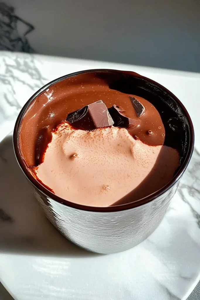 Cottage Cheese Chocolate Pudding: The Irresistible Protein-Rich Dessert You’ll Love 6 Cottage Cheese Chocolate Pudding in bowl