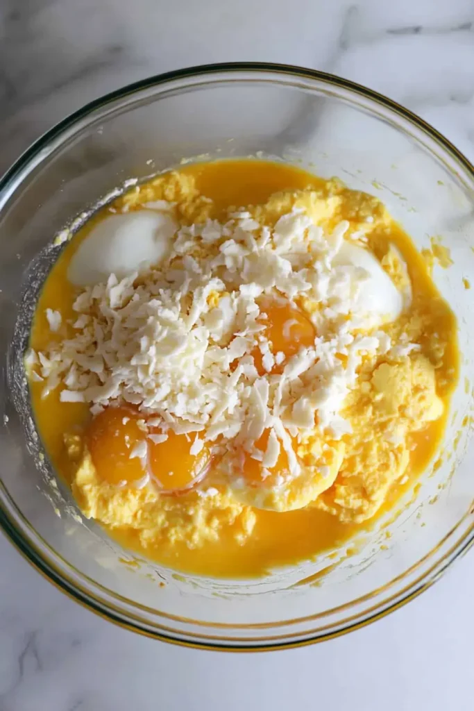 Cottage Cheese Egg Bake: A Creamy, Flavor-Packed Breakfast You’ll Love 9 Whisking eggs for Cottage Cheese Egg Bake preparation