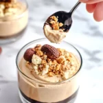 Cottage Cheese Peanut Butter Mousse: Creamy, Healthy, Irresistible 7 Cottage Cheese Peanut Butter Mousse in a glass bowl with chocolate drizzle and peanuts
