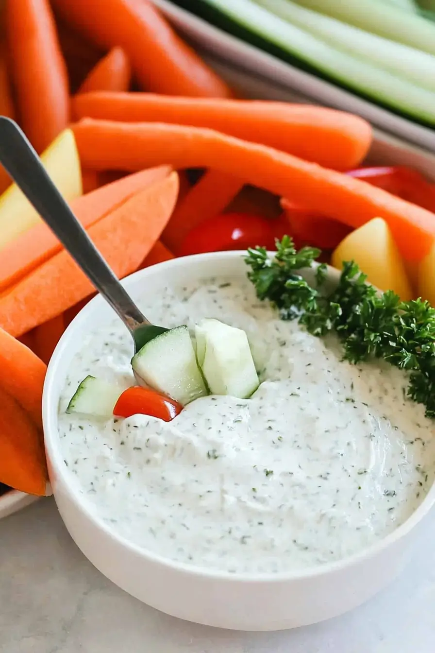 Cottage Cheese Ranch Dip That’s Creamy, Healthy, and Ridiculously Easy
