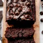 Double Chocolate Zucchini Bread That Actually Tastes Like Dessert 7 Double chocolate zucchini bread with rich texture and chocolate chips