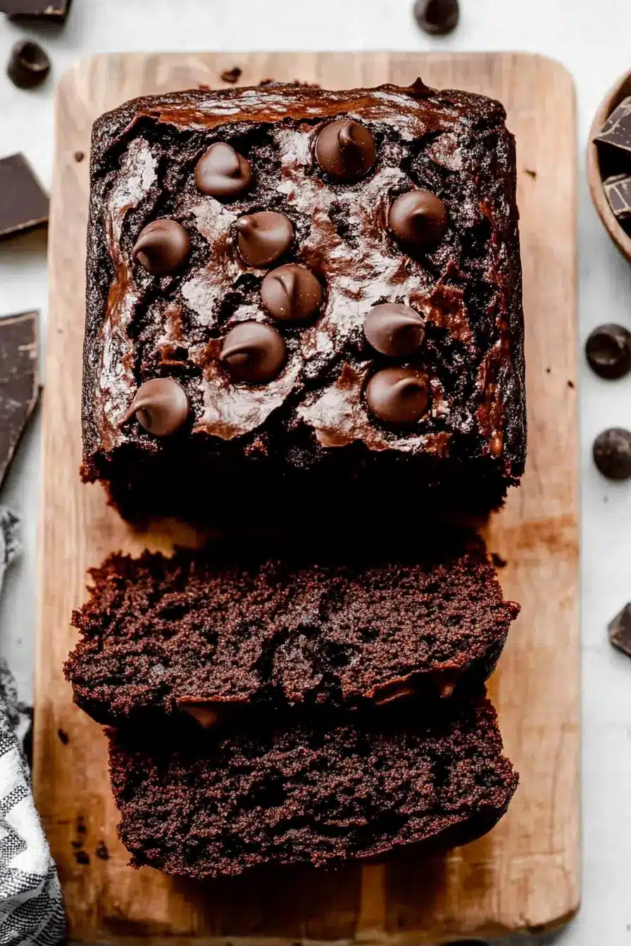 Double Chocolate Zucchini Bread That Actually Tastes Like Dessert