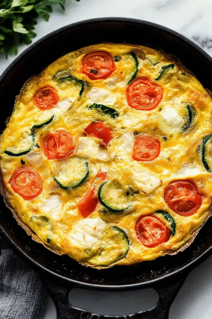 Frittata Recipe: My Brunch Hero with Southern Soul 8 Sliced frittata served with brunch sides