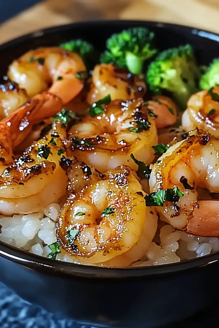 GARLIC SHRIMP BOWLS: Quick, Flavorful Dinner You’ll Crave Again