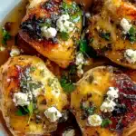 HOT HONEY FETA CHICKEN: A FLAVOR-PACKED DINNER YOU'LL CRAVE ALL WEEK 7 Hot Honey Feta Chicken with feta and parsley