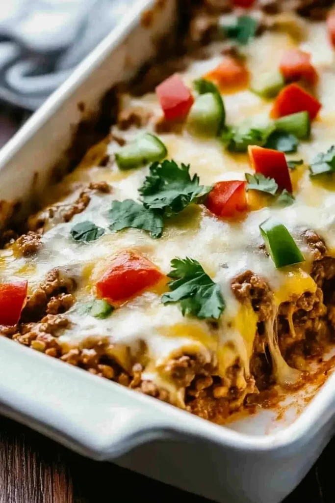 Low Carb Philly Cheesesteak Casserole That’s Big on Flavor, Not Carbs 6 Served Low Carb Philly Cheesesteak Casserole with salad