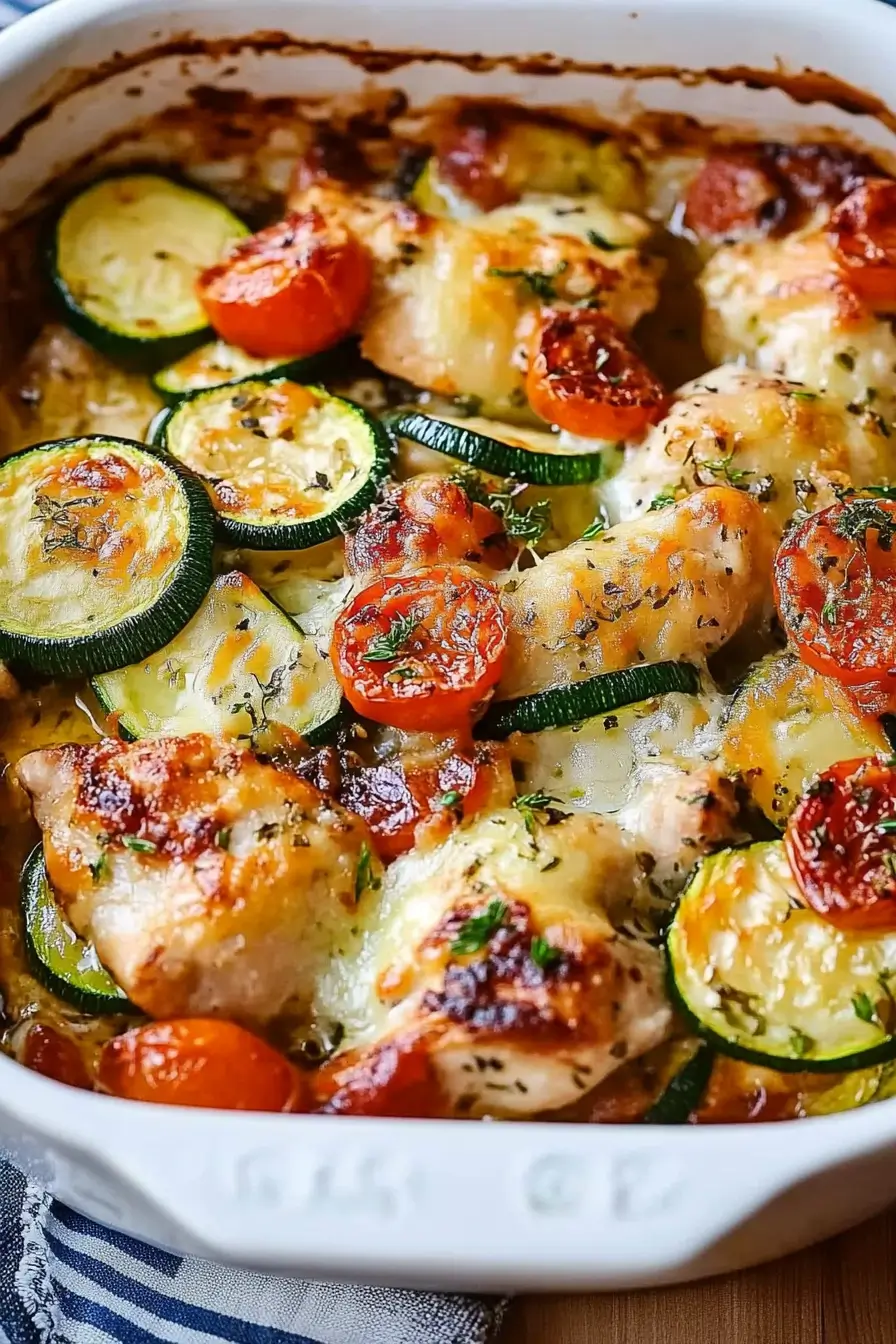 Mediterranean Chicken Zucchini Bake: A Flavorful Weeknight Favorite