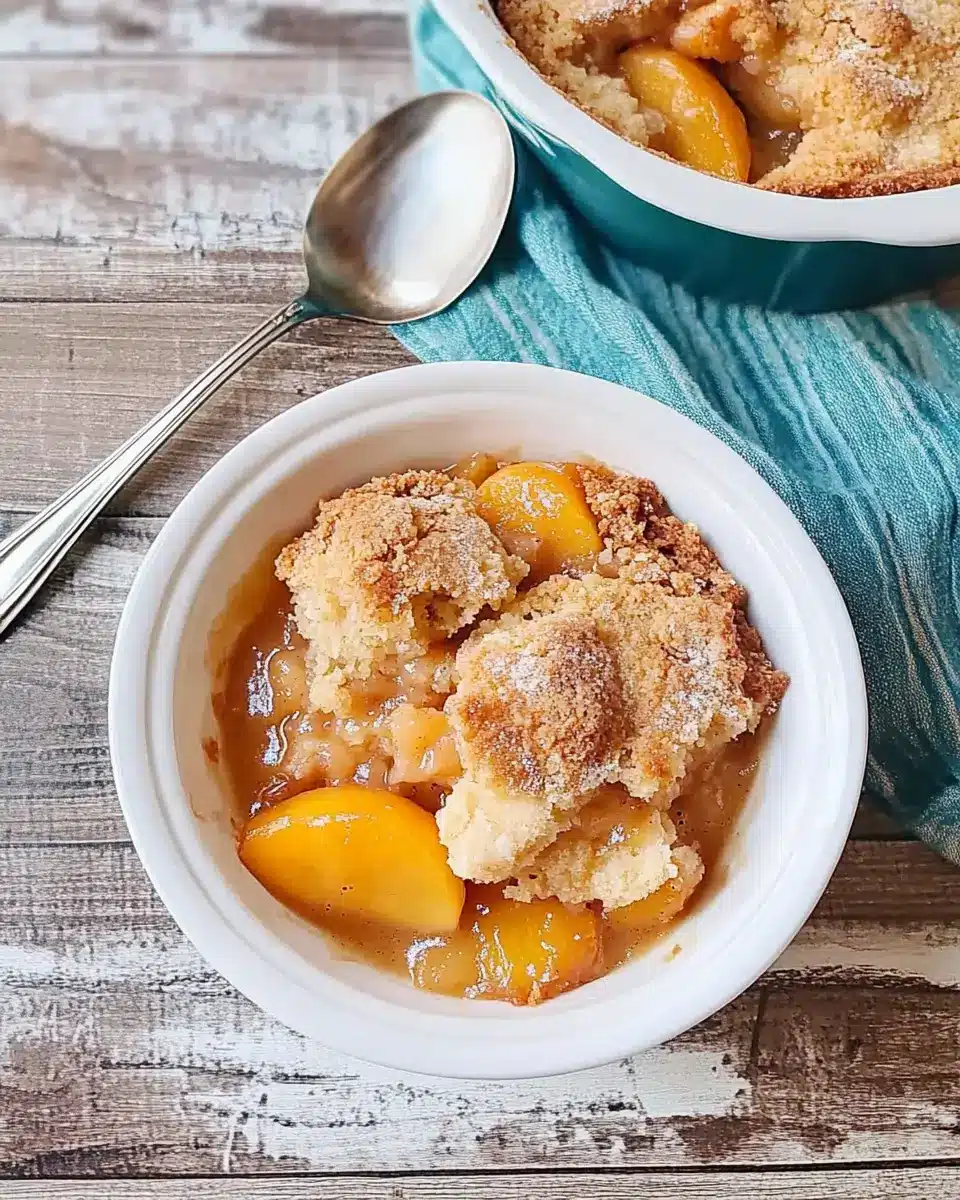 Peach Cobbler Recipe That Tastes Like Summer