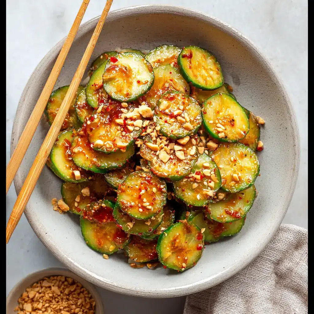 Peanut Chili Crisp Cucumber Salad That Packs a Punch