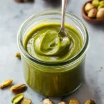 Pistachio Butter: Why This Nutty Spread is Worth Every Spoonful 7 Pistachio Butter Jar with Spoon