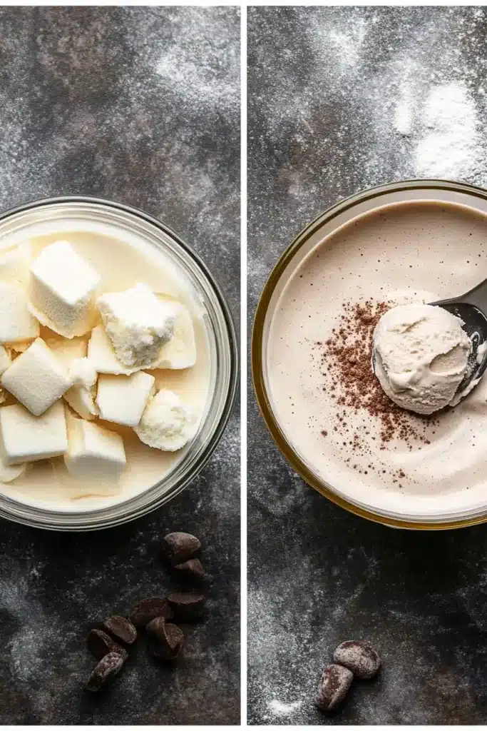 Protein Ice Cream: Healthy, Creamy, and Surprisingly Easy 5 blending protein ice cream mixture