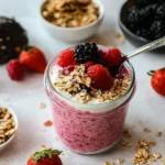 Cottage Cheese Overnight Oats: The Creamiest, Easiest Breakfast You’ll Love 9 Sealing jar of Cottage Cheese Overnight Oats to refrigerate overnight