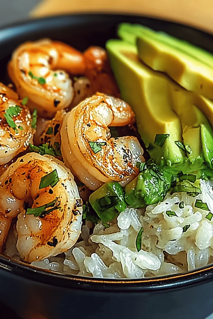 Shrimp and Avocado Rice Bowl: A Flavorful and Easy Weeknight Winner