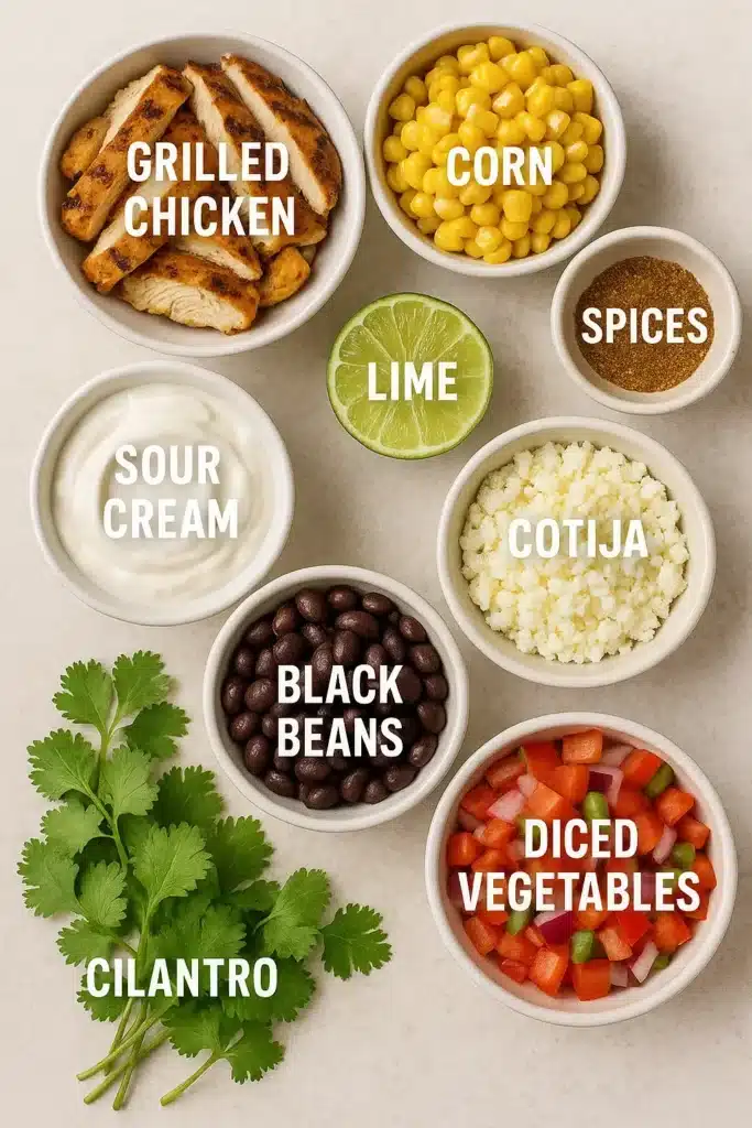Street Corn Chicken Rice Bowl: A Flavor-Packed Bowl You'll Crave All Week 4 Street Corn Chicken Rice Bowl Ingredients