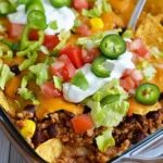 Walking Taco Casserole: The Bold Weeknight Classic You'll Make on Repeat 11 Walking Taco Casserole in baking dish