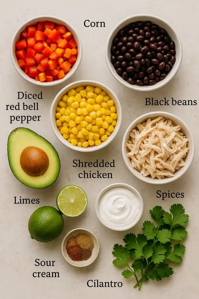 Zesty Southwest Chicken Salad Recipe: Bold, Fresh & Easy Weeknight Favorite 5 Ingredients for Zesty Southwest Chicken Salad Recipe