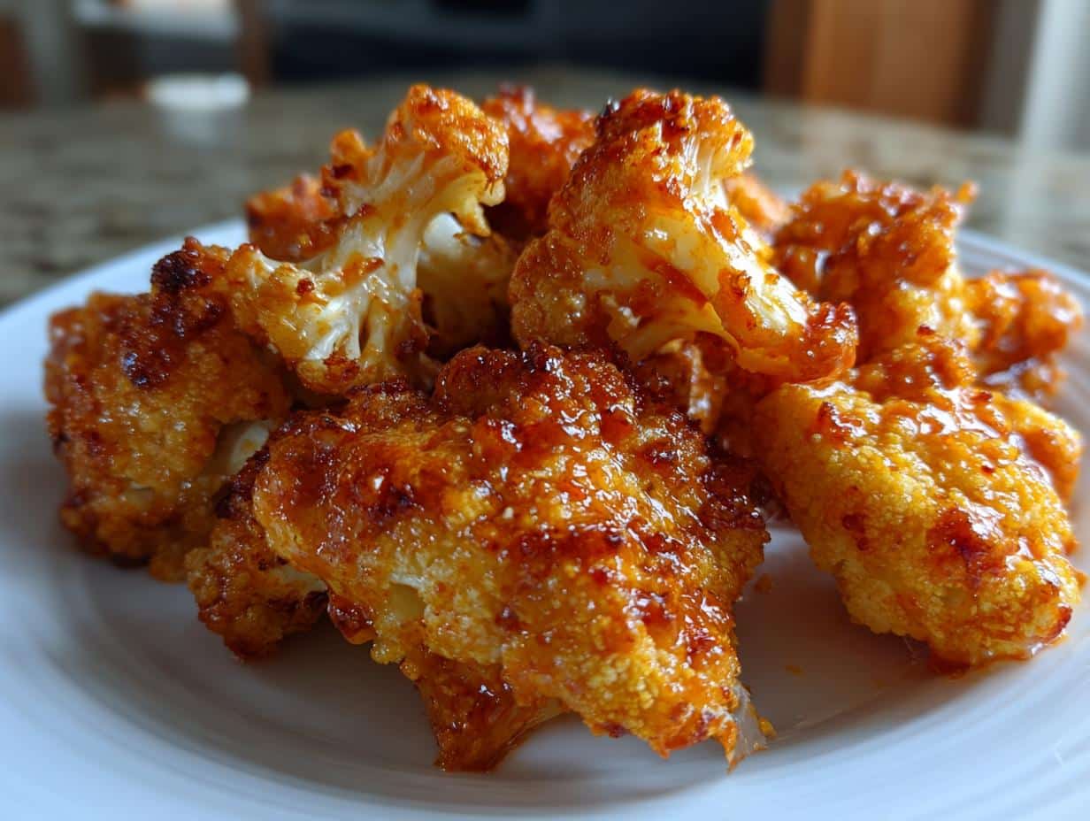 Crunchy Air Fryer Buffalo Cauliflower – 5-Star Game Day Snack