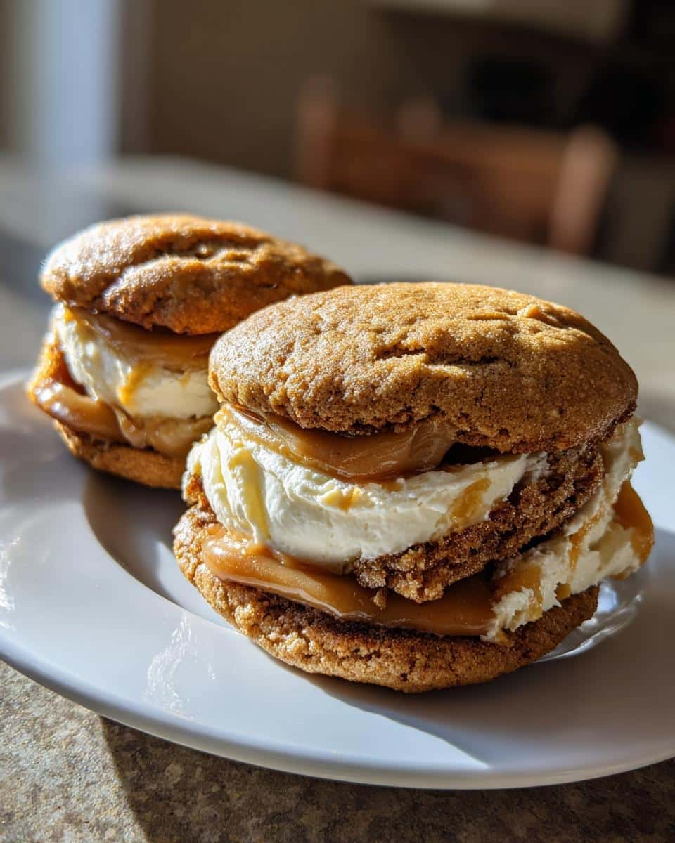 1 Irresistible Apple Cider Whoopie Pie Cookies Recipe You'll Crave 7 Apple Cider Whoopie Pie cookies with Caramel Filling - Emma's Cake Studio - detail 2