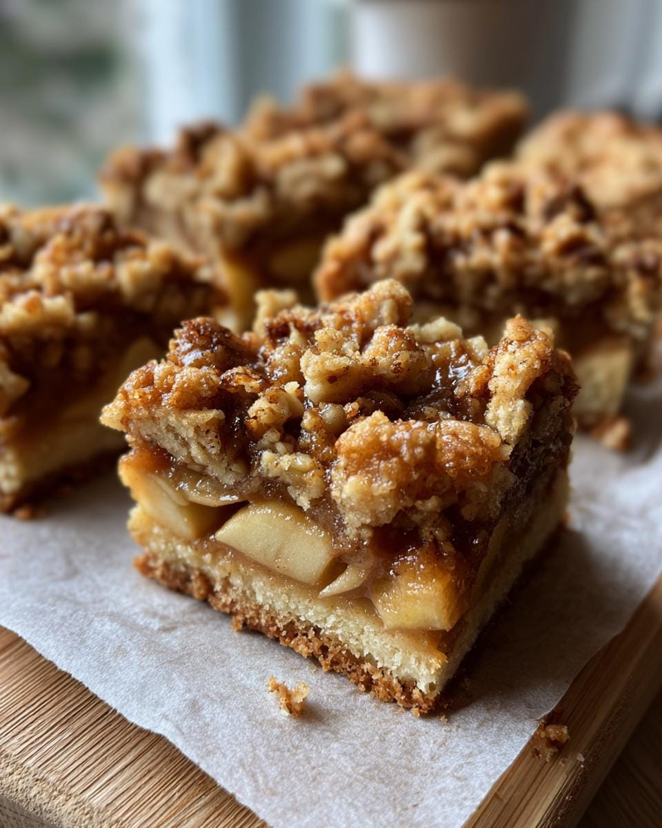 Easy 5-Ingredient Apple Crisp Shortbread Bars Recipe 7 Apple Crisp Shortbread Bars - detail 1