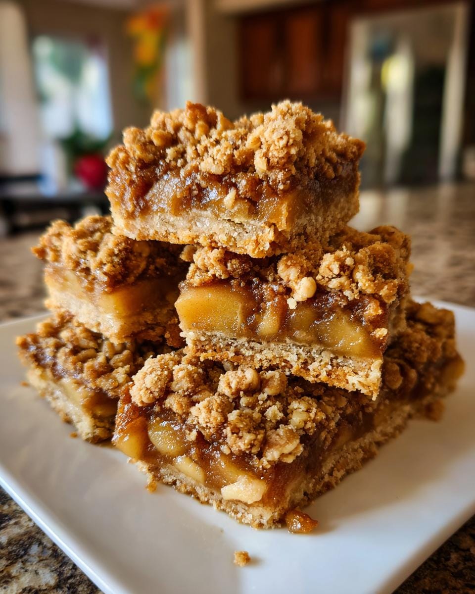 Easy 5-Ingredient Apple Crisp Shortbread Bars Recipe 9 Apple Crisp Shortbread Bars - detail 3