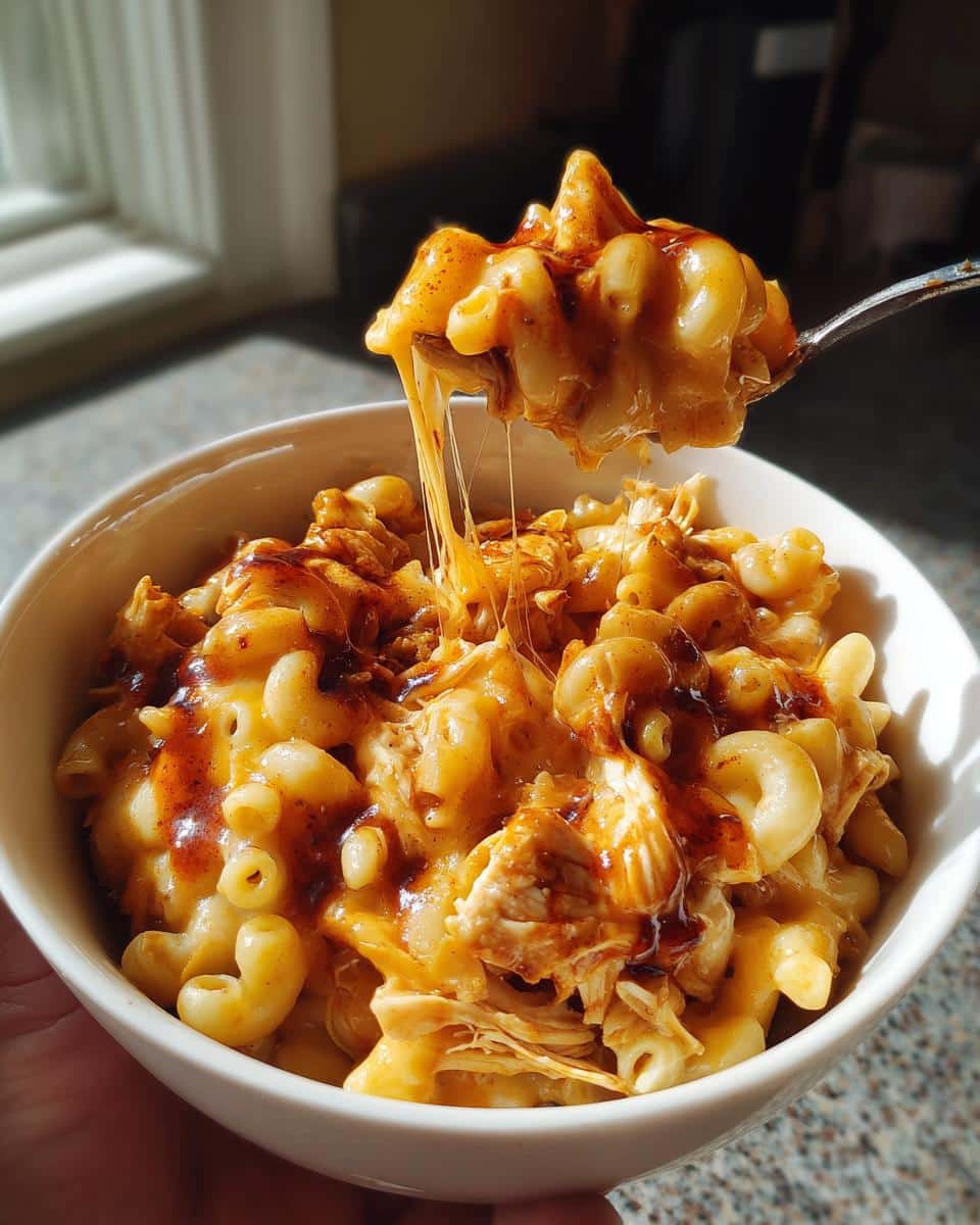 Irresistible 30-Minute BBQ Chicken Mac and Cheese Recipe 6 BBQ Chicken Mac and Cheese - detail 1