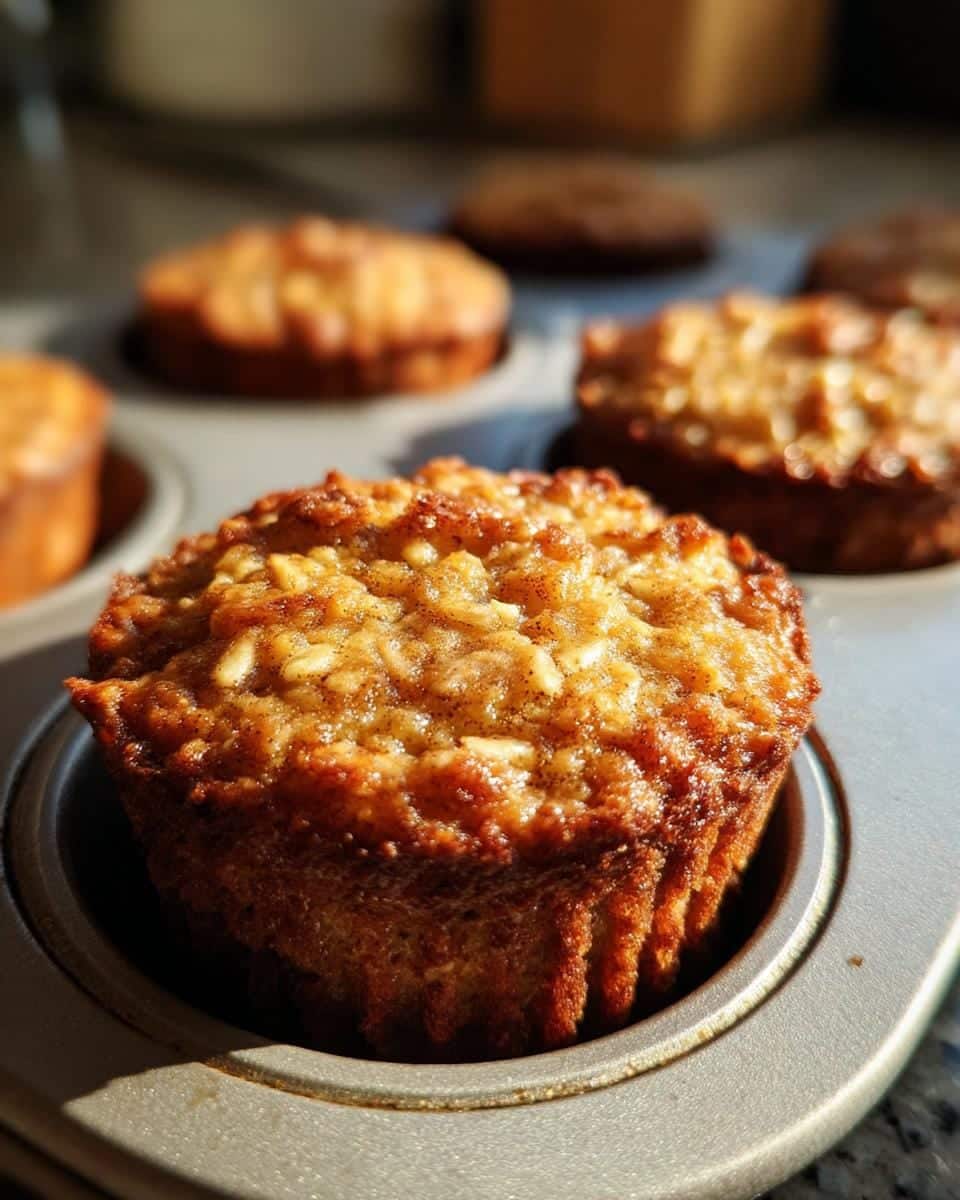 3-Ingredient Baked Oatmeal Cups for Effortless Blissful Mornings 6 Baked Oatmeal Cups - detail 1