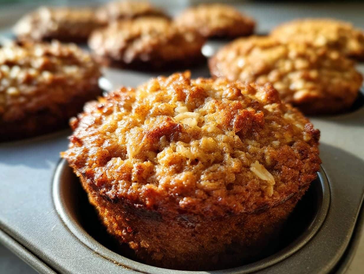 3-Ingredient Baked Oatmeal Cups for Effortless Blissful Mornings