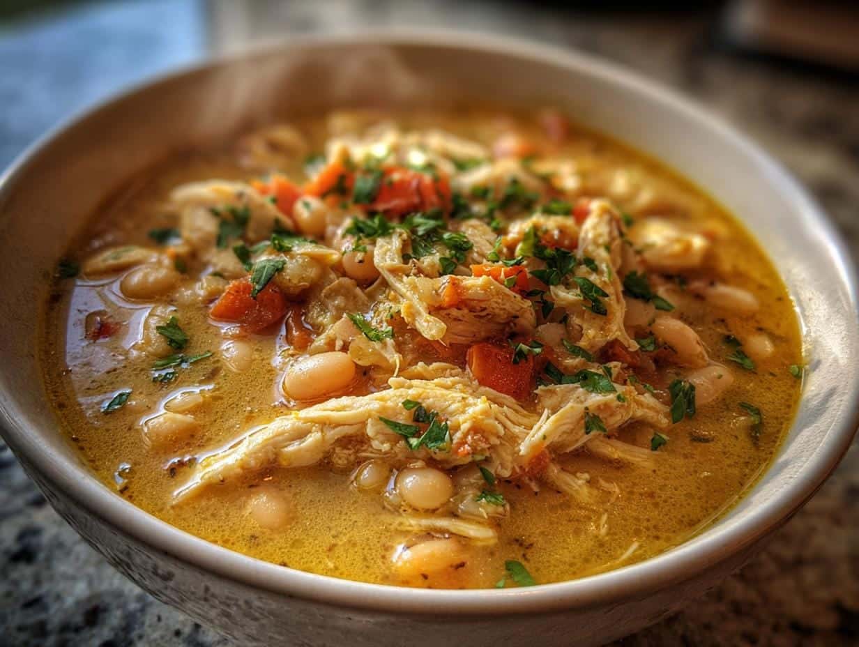 Creamy 30-Minute Cajun White Chicken Chili Bliss