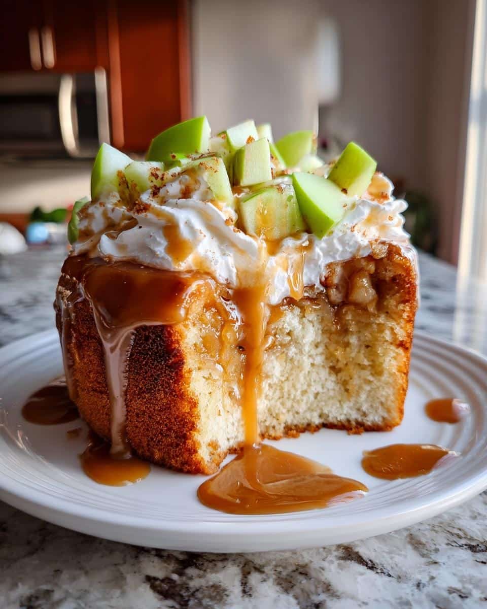 30-Minute Caramel Apple Poke Cake That Will Wow Everyone 6 Caramel Apple Poke Cake Recipe - detail 1
