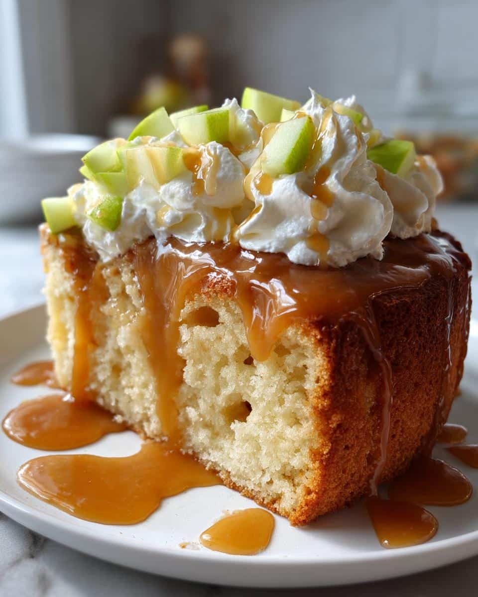 30-Minute Caramel Apple Poke Cake That Will Wow Everyone 7 Caramel Apple Poke Cake Recipe - detail 2