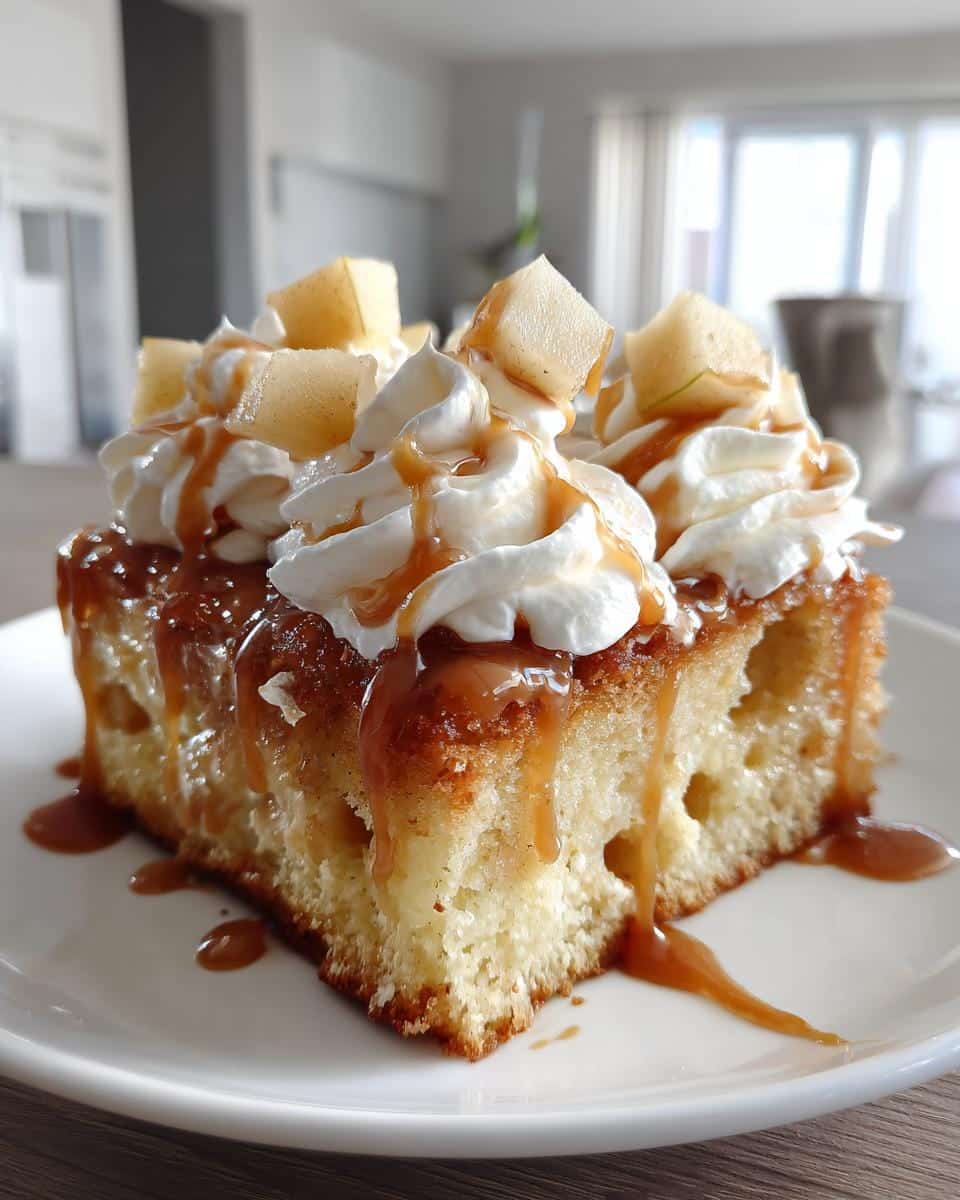 30-Minute Caramel Apple Poke Cake That Will Wow Everyone 8 Caramel Apple Poke Cake Recipe - detail 3