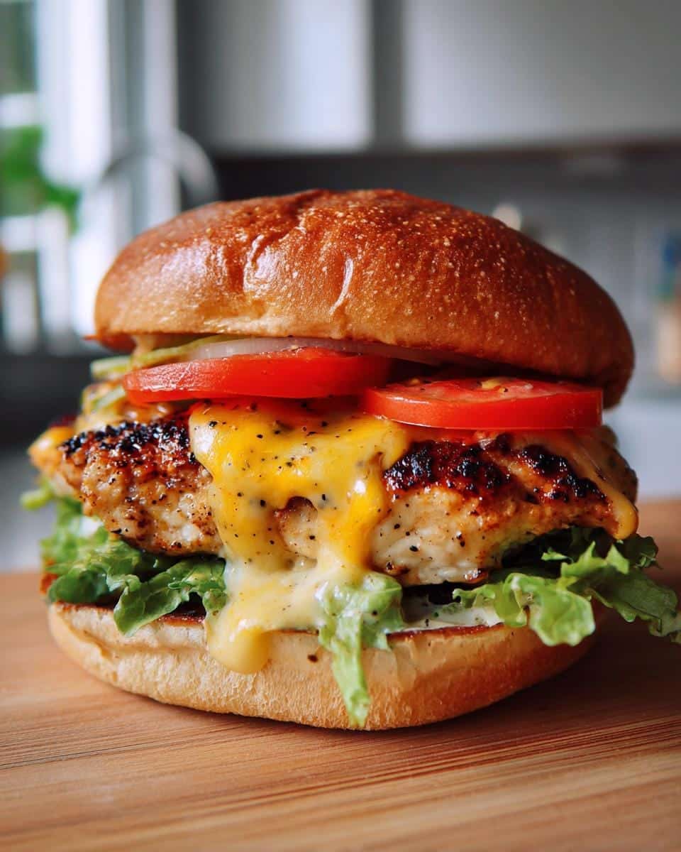 Juicy Cheddar Ranch Chicken Burgers in 25 Minutes Flat 9 Cheddar Ranch Chicken Burgers - detail 3
